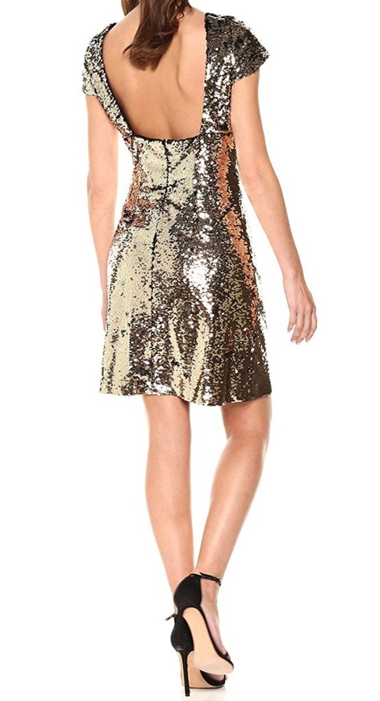 NWT Sequin Cap Sleeve Sheath Dress